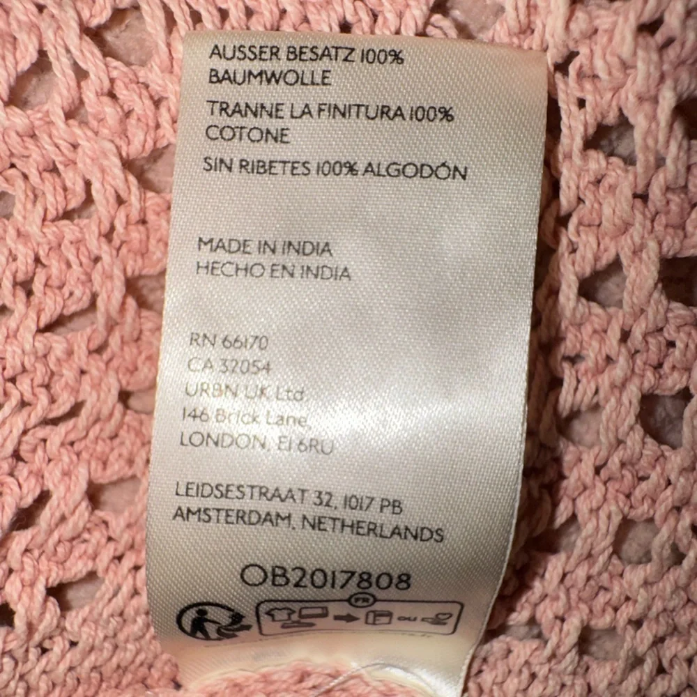 Free People Pointelle Knit Collared Sweater, Mauve Rose, Size M